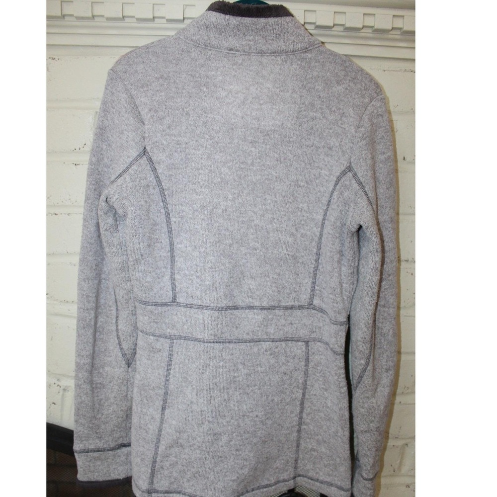 Champion Full Zip Fleece Jacket Men's Small Women Unisex Gray Eagle Mascot Logo - Picture 2 of 16
